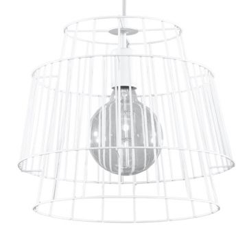 Lustra suspendata Gate Alb 35x35x130 cm
