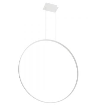 Lustra suspendata LED Rio Alb 4000K 110x16x150 cm