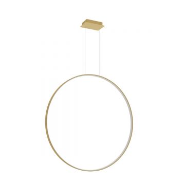 Lustra suspendata LED Rio Auriu 4000K 110x16x150 cm