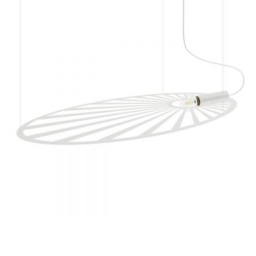 Lustra suspendata Lehdet Alb 110x80x150 cm