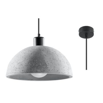 Lustra suspendata Pablito Gri 30x30x120 cm