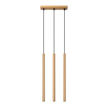 Lustra suspendata Pastelo Auriu 30x5x110 cm