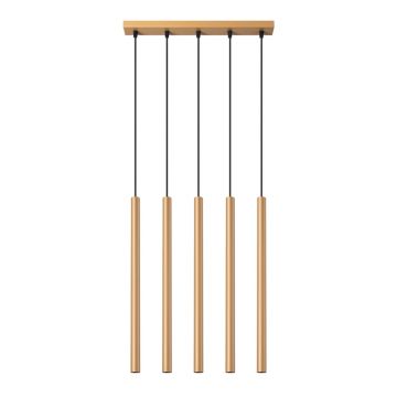 Lustra suspendata Pastelo Auriu 45x5x103 cm