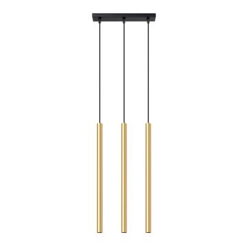 Lustra suspendata Pastelo Auriu lucios 30x5x100 cm