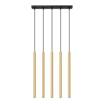 Lustra suspendata Pastelo Auriu lucios 45x5x90 cm