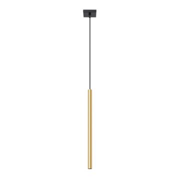 Lustra suspendata Pastelo Auriu lucios 8x8x118 cm