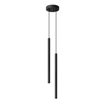 Lustra suspendata Pastelo Negru 15x15x118 cm