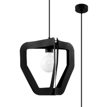 Lustra suspendata Tres Negru 33x33x130 cm