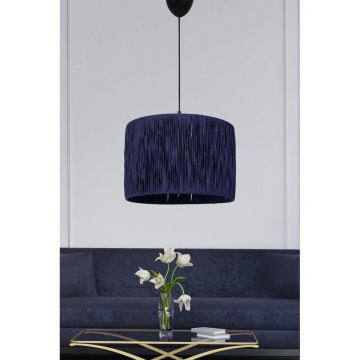 Lustra YL185 Chandelier, Albastru marin, 30x20x60 cm - Albastru