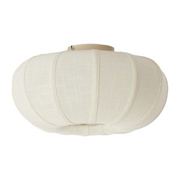 Plafonieră crem cu abajur textil ø 40 cm Zosia – Light & Living