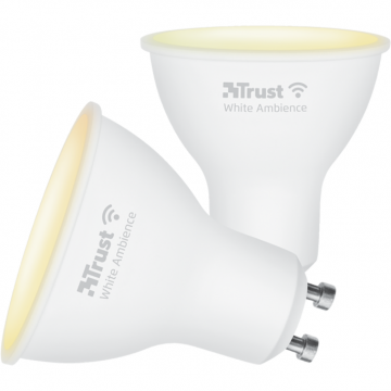 Trust Bec Trust Smart WiFi, LED SPOT GU10 CCT, luminozitate 345 lm, clasa energetica A+