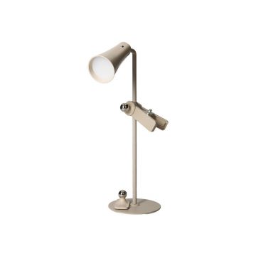 Veioză bej LED (înălțime 47,5 cm) 4in1 – Brandani