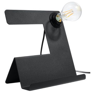 Veioza Incline Negru 25x13x24 cm