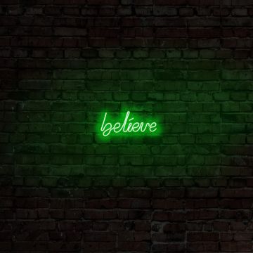 Aplica de Perete Neon Believe - Verde