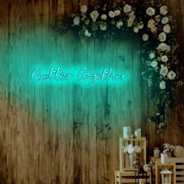 Aplica de Perete Neon Better Together - Albastru