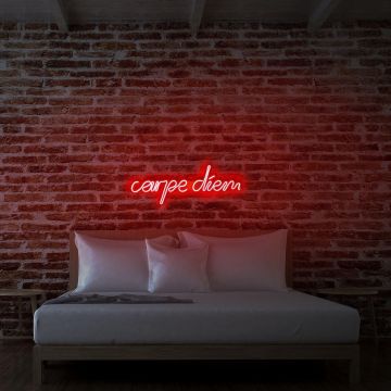 Aplica de Perete Neon Carpe Diem - Rosu