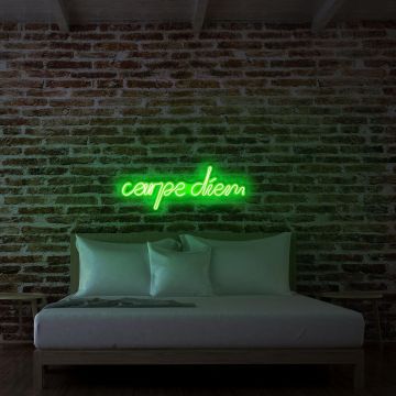 Aplica de Perete Neon Carpe Diem - Verde