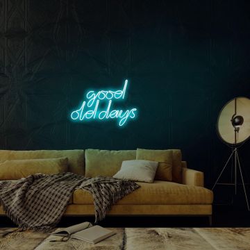 Aplica de Perete Neon Good Old Days - Albastru