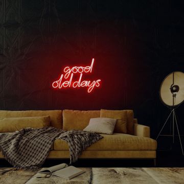 Aplica de Perete Neon Good Old Days - Rosu