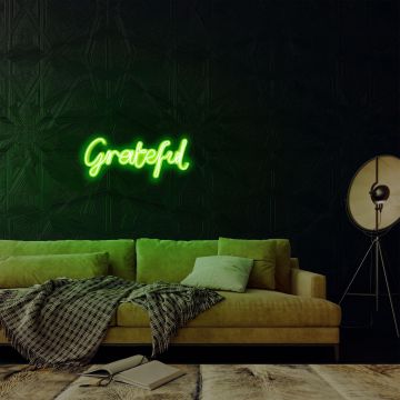 Aplica de Perete Neon Gratefu - Verde