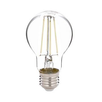 Bec cu LED E27 A60 - Alb, Transparent, 6x14 cm - Multicolor