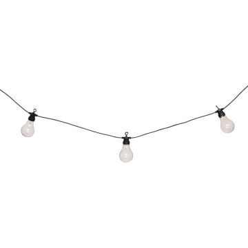 Ghirlanda decorativa cu 10 lumini LED Karivan, Negru, 490x12x6 cm - Negru