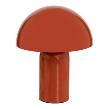 Lampa de masa Mushi, metal, Terracotta, Multicolor, 20x24 cm - Multicolor