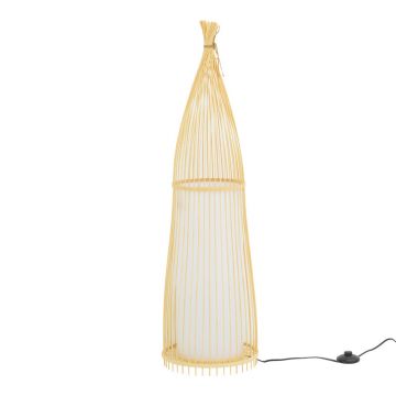 Lampa de podea Florance bambus, Natural, D28x100 cm - Natur