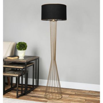 Lampadar Aydin, 38x21x155 cm - Negru
