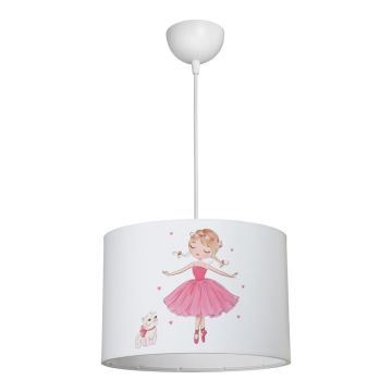 Lustra Ballerina, PVC, Multicolor, D30x20 cm - Multicolor