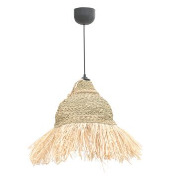 Lustra Boher din iarba de mare, Natural, D33x76 cm - Natur