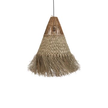 Lustra din paie Vajem Boho, Natural, 50x50x70 cm - Natur
