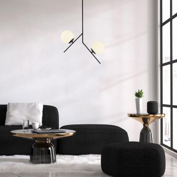Lustra Dolunay Chandelier, Negru - Negru