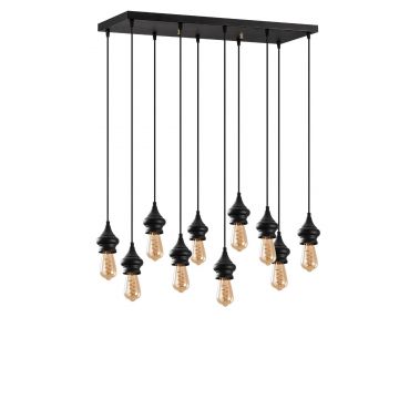 Lustra Exolamp, Negru, 9x9x107 cm - Negru