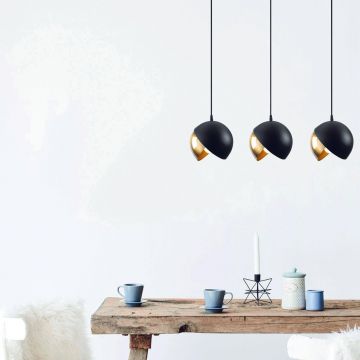 Lustra Glassa-8, Negru - Negru