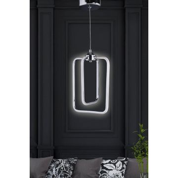 Lustra HM098 Chandelier, Argintiu - Multicolor