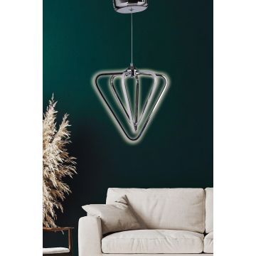 Lustra HM101 Chandelier, Argintiu - Multicolor