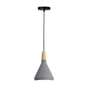 Lustra Jedren metal, gri, 18x18x100 cm - Gri