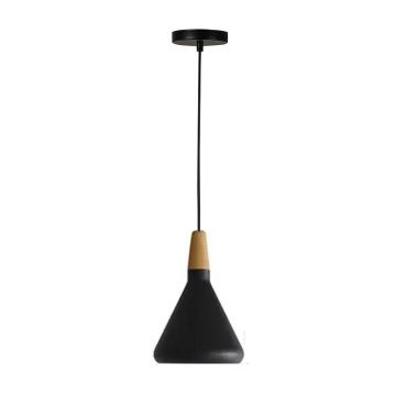 Lustra Jedren metal, negru, 18x18x100 cm - Negru