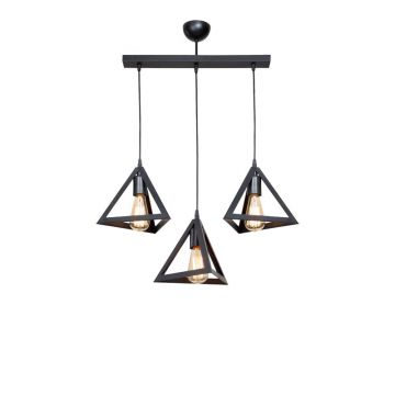 Lustra Lich, Negru, 60x24x75 cm - Negru