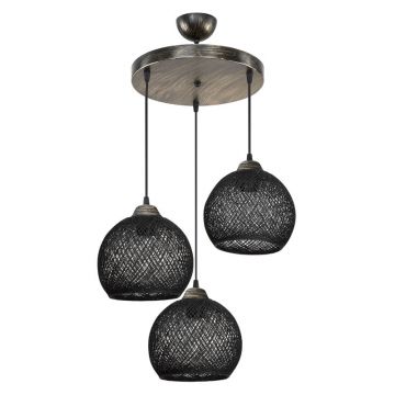 Lustra PWL-1121 Ε27 D40x80cm - Cupru