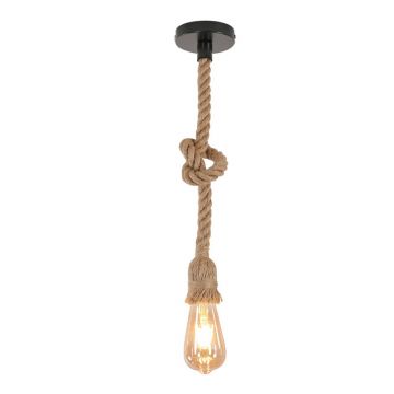 Lustra Ropily funie metalica, Natural, D1x100 cm - Natur