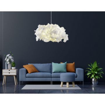Lustra Serenity Chandelier-1, Alb, 60x45x80 cm - Alb