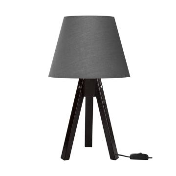 Veioza Adeck, Maro-Gri, 25x25x45 cm - Gri