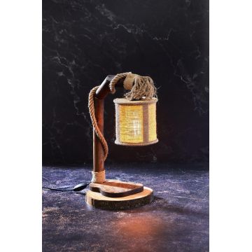 Veioză Cylinder Table Lamp - Natural