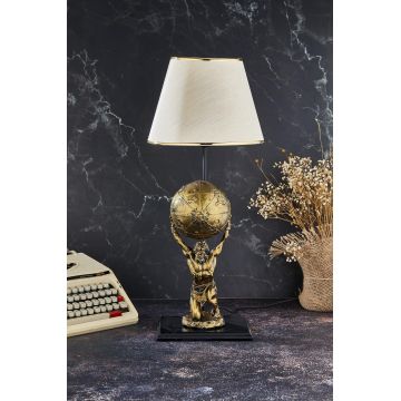 Veioză PLY127 Table Lamp, Auriu - Auriu