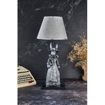 Veioză PLY151 Table Lamp, Argintiu - Multicolor