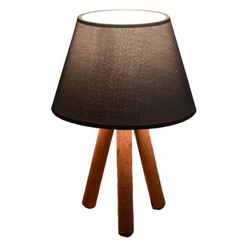 Veioza PWL-1071, negru-nuc, 22x32 cm - Negru