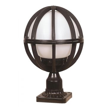 Aplica de perete exterior, Negru, 23x61x23 cm - Negru