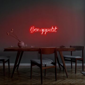 Aplica de Perete Neon Bon Appetit - Rosu